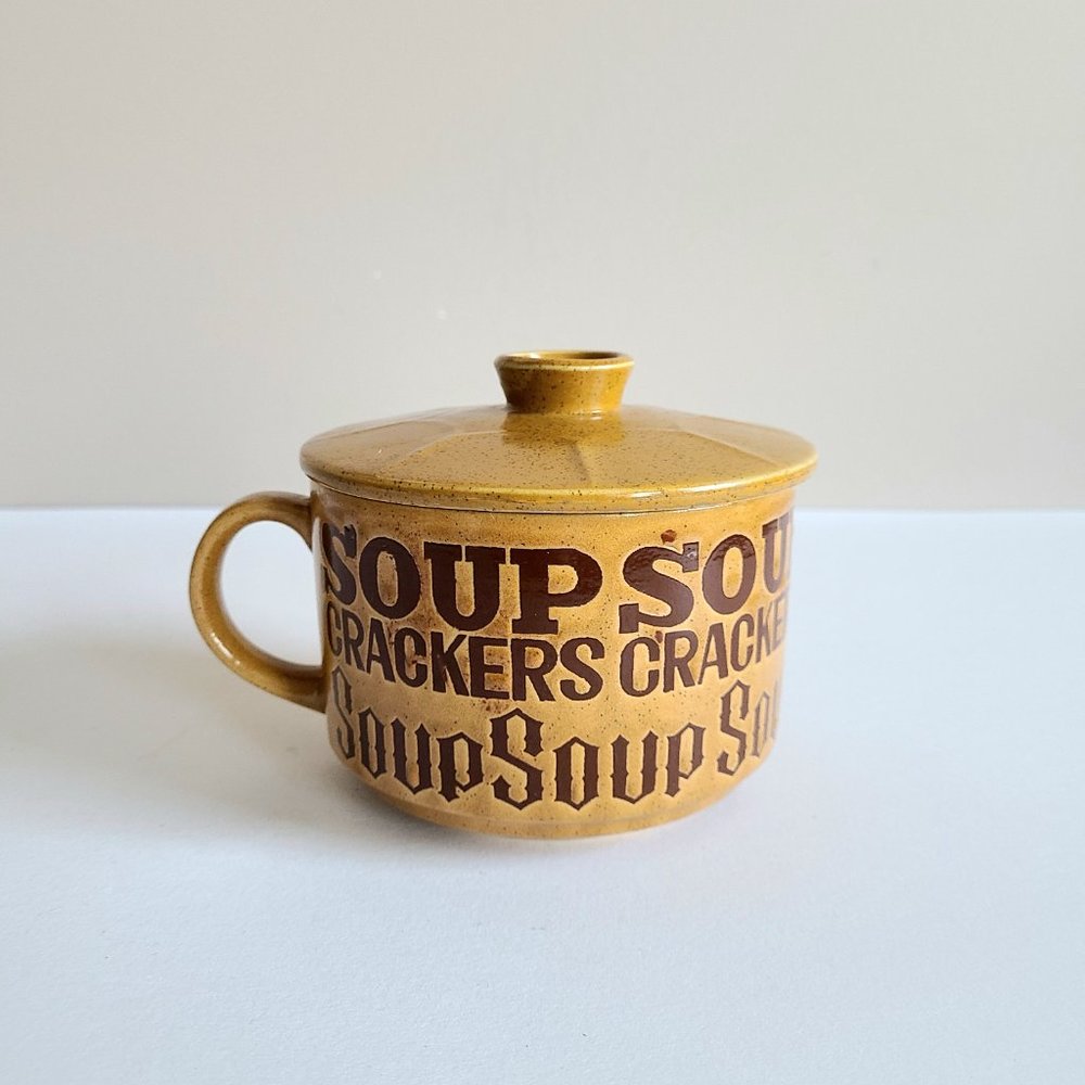 Vintage soup bowl with lid Japan. - Picture 3 of 5